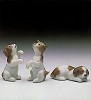 Mini Puppies (set Of 3) V. Rare 1985-90