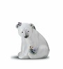 Seated Polar Bear With Flowers 1997-01