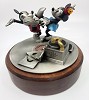 Mickey and Minnie Jitterbugging Pewter Sculpture