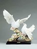 Two Doves With Flowers