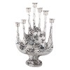 7 Arm Silver Candle Holder