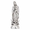 Silver Virgin of Guadalupe Figurine