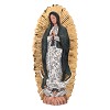 Silver Virgin of Guadalupe Gold Solar Rays