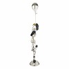 Silver Entertaining Clowns Statue by Dargenta
