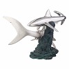 Swarm of Silver Sharks Statue