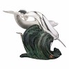 Silver Family of Dolphins Statue by Dargenta