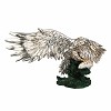 Fishing Bald Eagle Statue