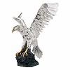 Silver Eagle Statue - Taking Flight