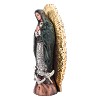 Silver Virgin Of Guadalupe 24K Gold Solar Rays