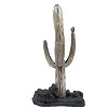 Silver Saguaro Cactus Sculpture