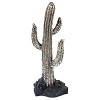 Silver Saguaro Cactus Figurine