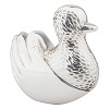Silver Duck Sculpture - Canauhtli by Dargenta