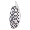 Modern Checkers Silver Flower Vase
