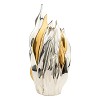 Silver & Gold Flower Vase - The Flame