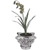 Silver Flower Pot Corinthian Column