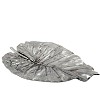 Elephant Ear Leaf Silver Fruit Bowl Large