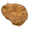 Tropical Leaf Fruit Bowl 24K Gold