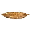 Tropical Leaf Fruit Bowl 24K Gold