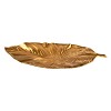 Tropical Leaf Fruit Bowl 24K Gold by Dargenta