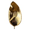 Tropical Leaf Fruit Bowl 24K Gold by Dargenta