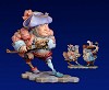 Tweedle Dee Porcelain Sculpture