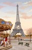 Carousel A La Tour Eiffel