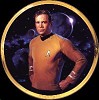 Star Trek Captain Kirk 25th Anniversary Plate