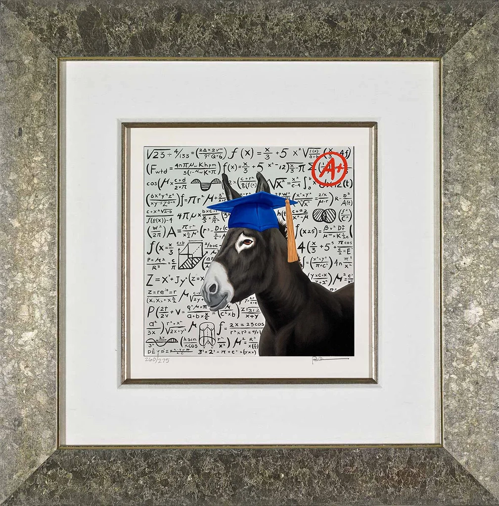 Robert Deyber-Smart Ass ll Framed