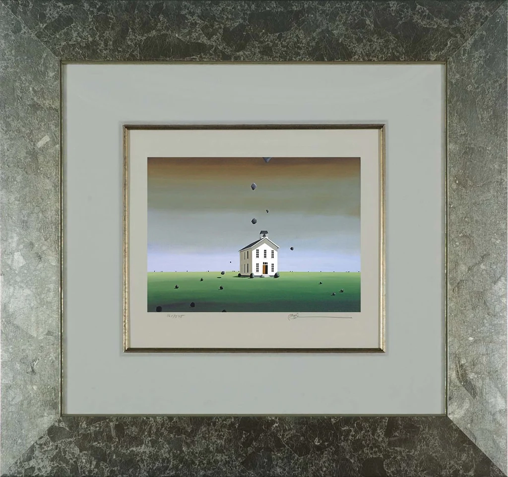 Robert Deyber-The School Of Hard Knocks Framed