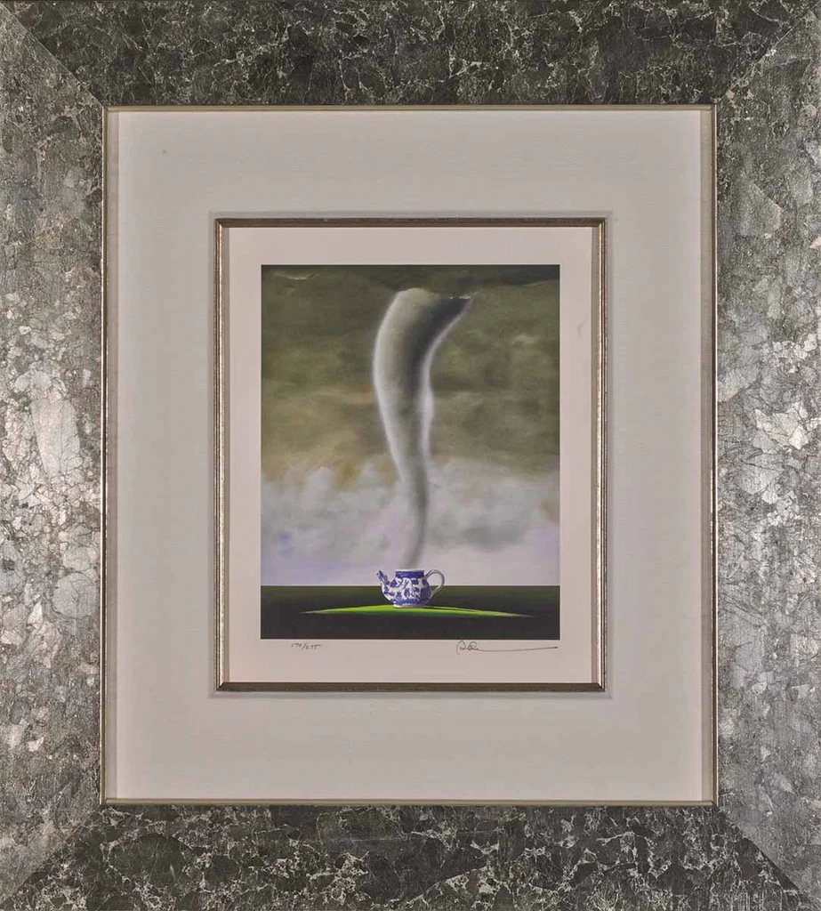 Robert Deyber-Tempest In A Teapot Framed
