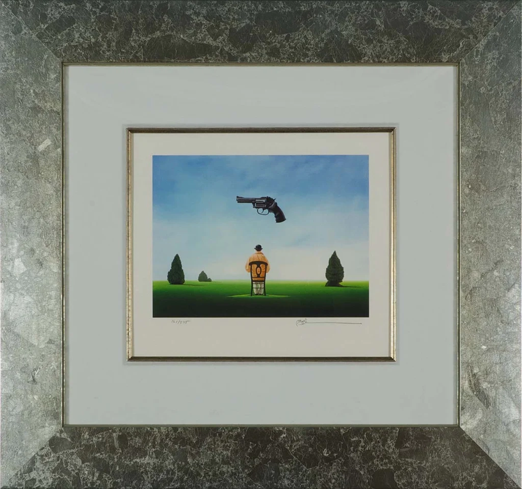 Robert Deyber-Under The Gun Framed