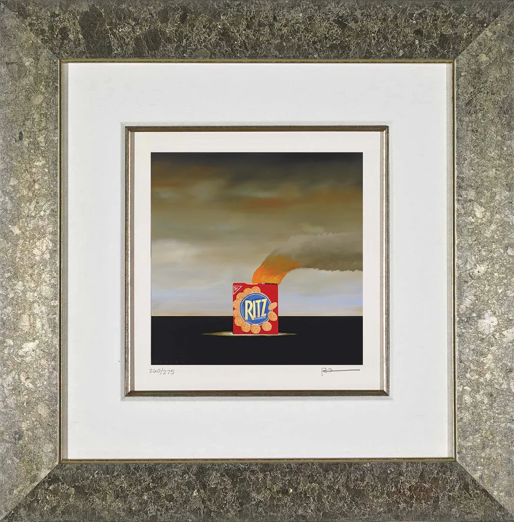 Robert Deyber-Fire Crackers Framed