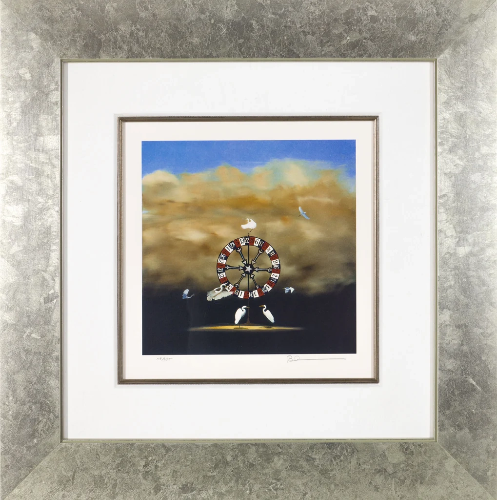 Robert Deyber-Fowl Play Framed