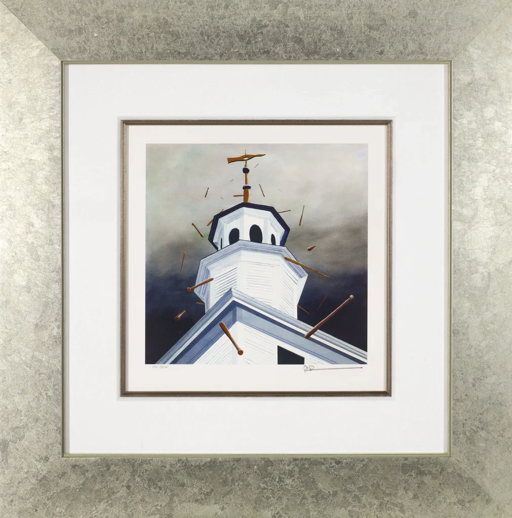 Robert Deyber-Bats In The Belfry Framed