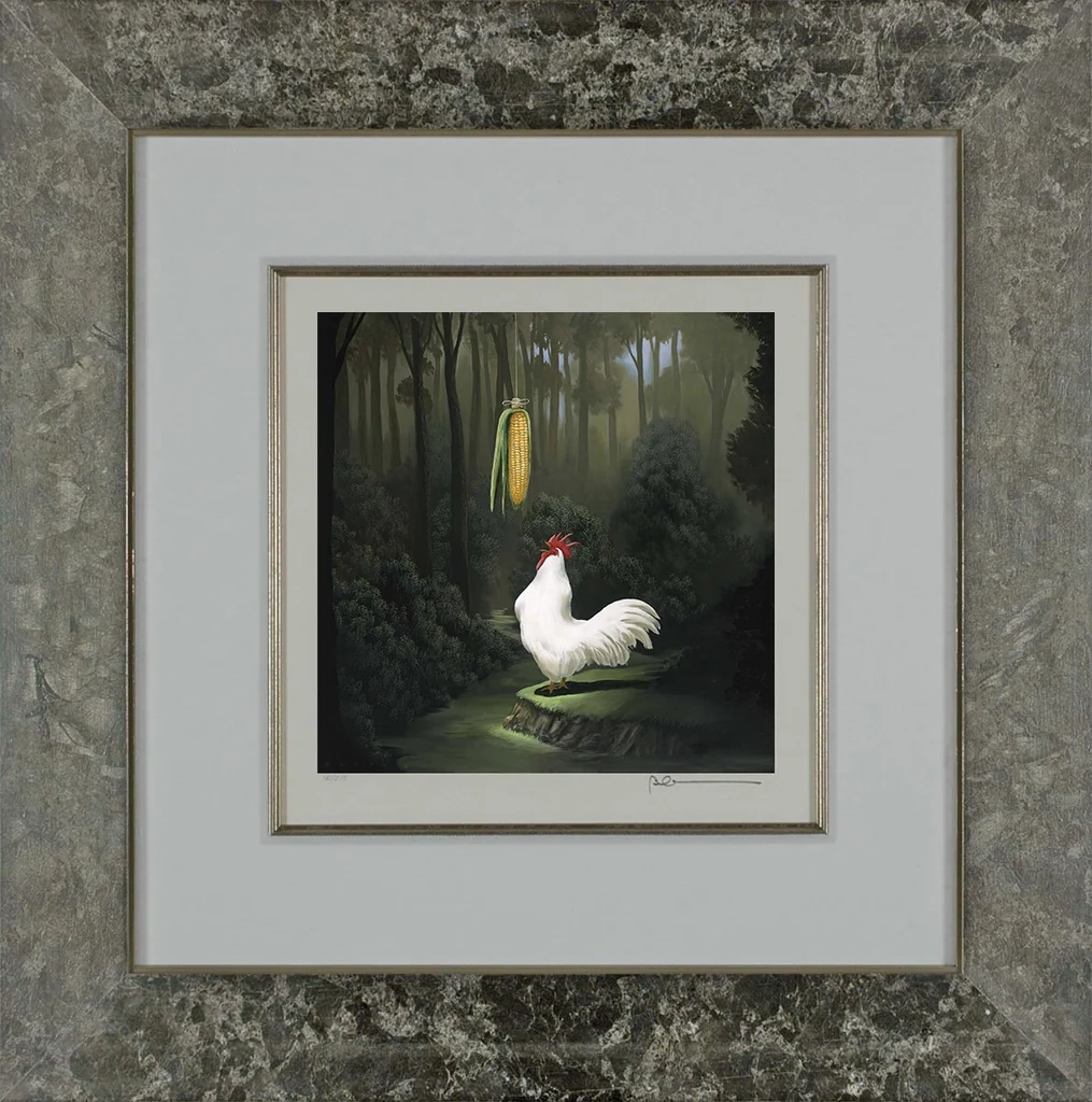 Robert Deyber-Cock Tease Framed
