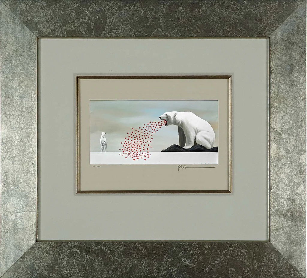 Robert Deyber-Love Sick Framed