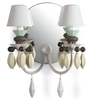 Lladro Lighting - Belle de Nuit 2 Lights Wall Sconce Black