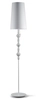 Lladro Lighting - Belle de Nuit Floor Lamp II White