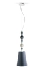 Lladro Lighting - Belle de Nuit Ceiling Lamp II Black