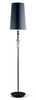 Lladro Lighting - Belle de Nuit Floor Lamp I Black