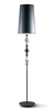 Lladro Lighting - Belle de Nuit Floor Lamp II Black