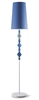 Lladro Lighting - Belle de Nuit Floor Lamp II Blue