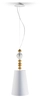Lladro Lighting - Belle de Nuit Ceiling Lamp I Golden Luster
