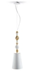 Lladro Lighting - Belle de Nuit Ceiling Lamp II Golden Luster