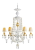 Lladro Lighting - Winter Palace 6 Lights Chandelier Golden Luster