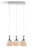 Lladro Lighting - Mademoiselle Lineal Canopy 3 Lights Gazing at The Ocean Ceiling Lamp 