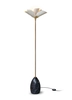 Lladro Lighting - Blossom Floor Lamp White and gold