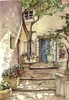 Pomm - Courtyard Romance Limited Edition Print