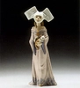 Lladro - Medieval Maiden With Cat 1994-96 ***