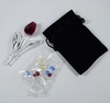 Swarovski Crystal - Red Tulip with Mini Tulips